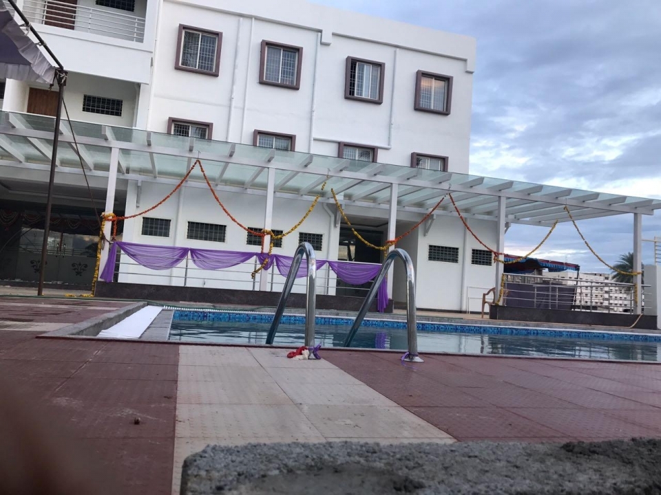 Brand new hotel for rent on tumkur highway Global Constructions and